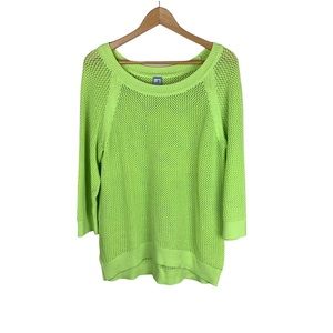 JCP Neon Green Knit Sweater